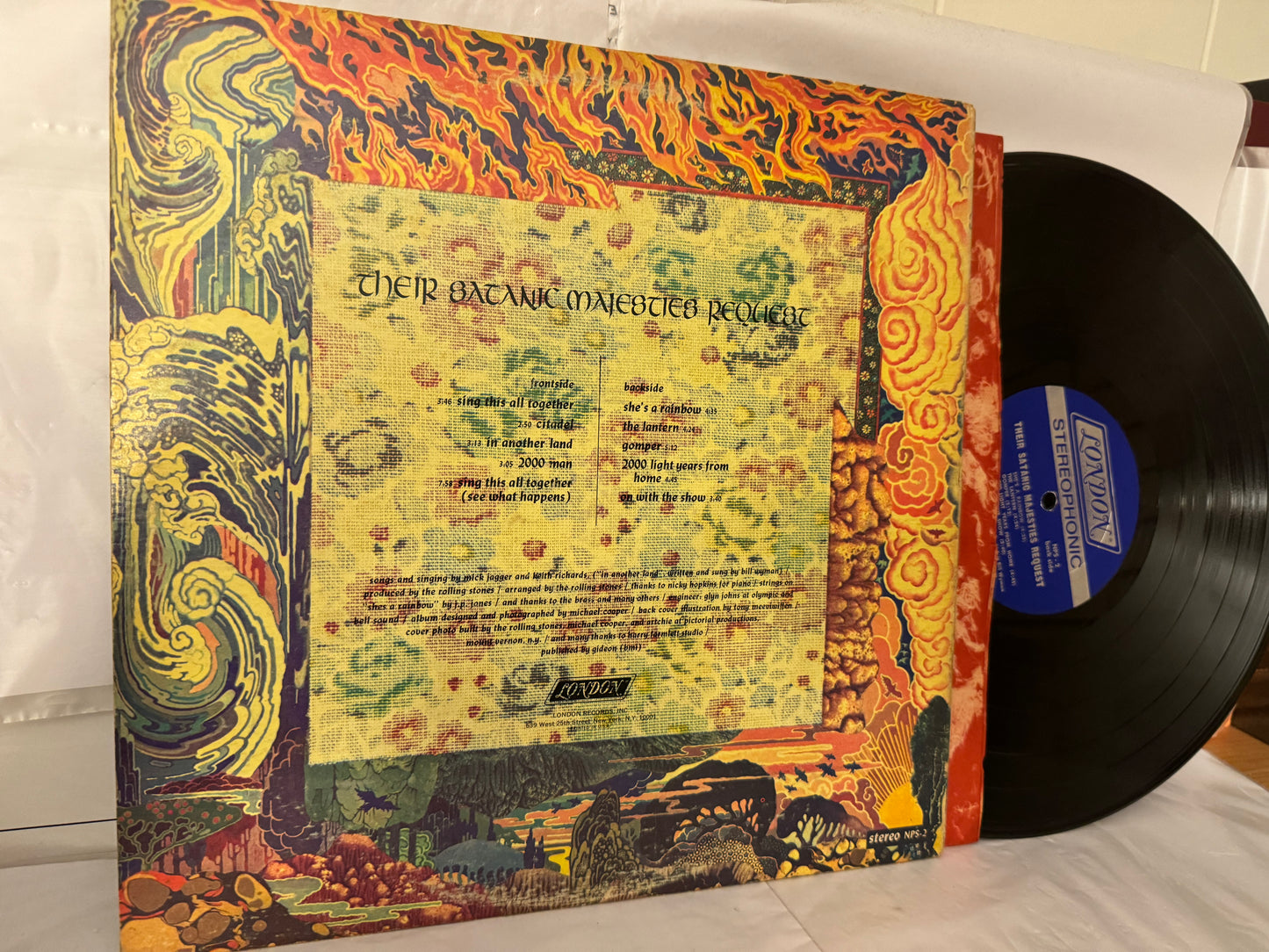 RARE - The Rolling Stones - Your Satanic Majesties Request - 3-D cover!