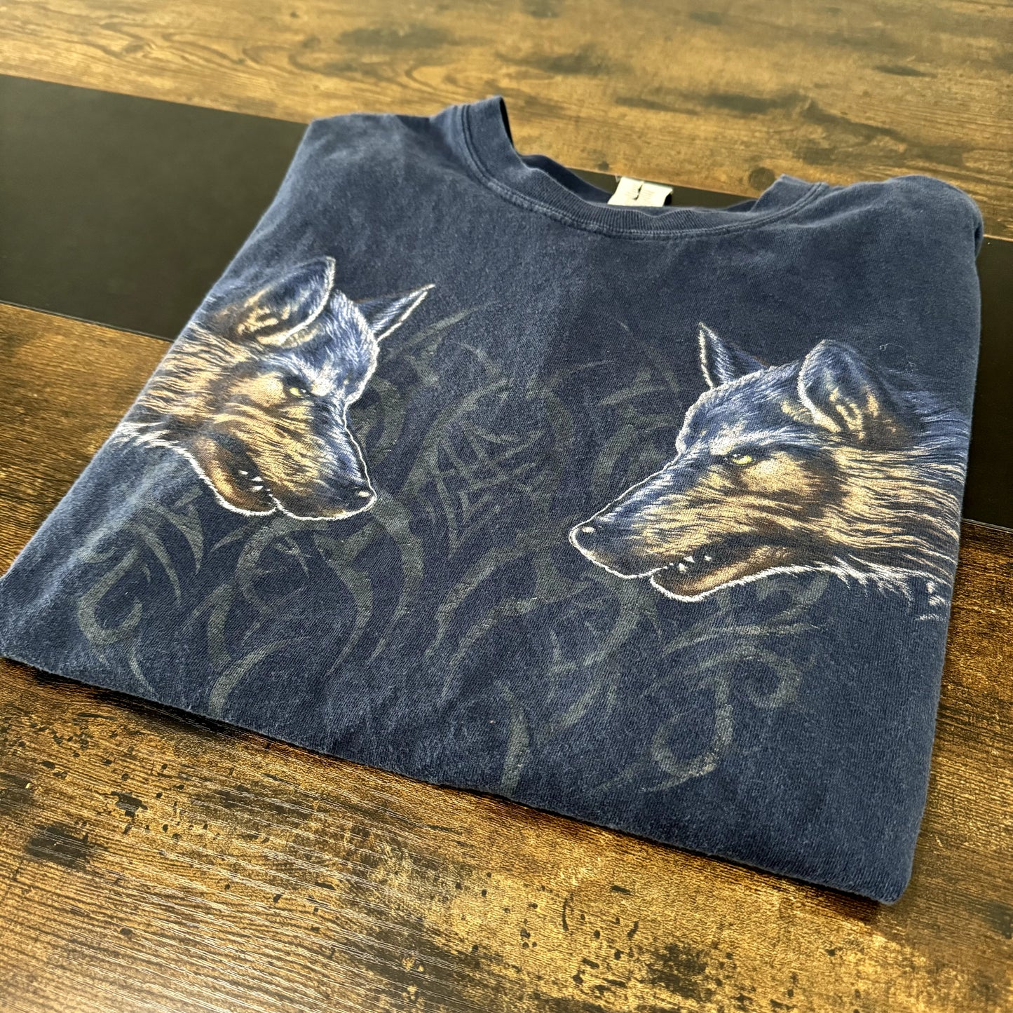 Two Wolf Tribal Tee